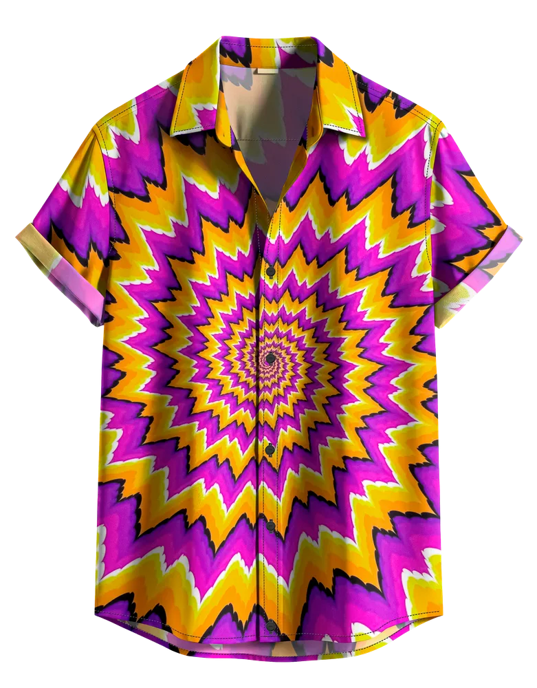 Camisa rave, neons psicodelico — arte 689